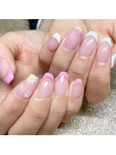 リベルタス(LIBERTAS)/#flower French nail