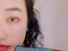 【美眉WAX】アイブロウデザイン＋間引き＋メイク仕上げ　¥4500