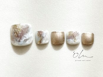 12月フットネイル定額【Nuance】