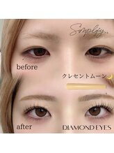 ダイヤモンドアイズ 調布店(DIAMOND EYES)/クレセントムーン　まつぱ