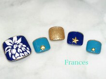 フランセス(Frances)/パイナップル夏ネイル