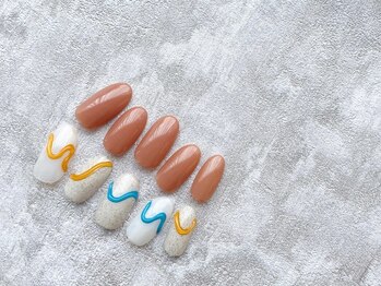 スリー(THREE)/July,2021/nail design