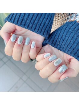 トータルサロン 白べぇーっ プラス/冬ネイル☆