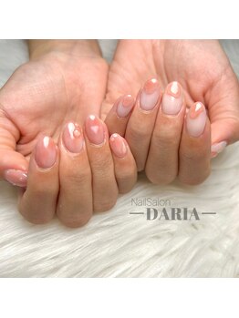 ダリア(Daria)/ぷっくり桃ネイル♪