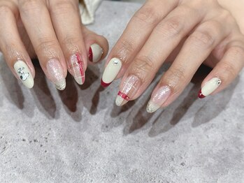 ネイルアンドブライダルエステ ベルム(Belm)/チェックネイル