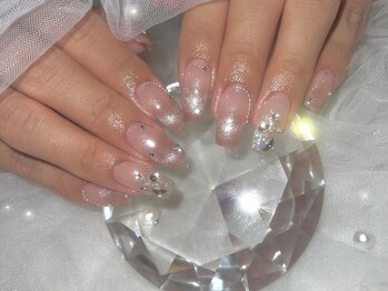 ソラネイル(Sora Nail)の写真/憧れのワンホンネイル☆うるちゅるマグネットに夢中!ピンクで愛され指先に♪