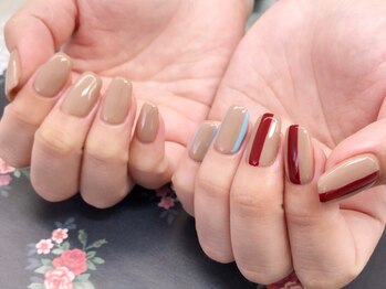 まつ毛エクステ ネイル専門サロンマドモア プティット(MADEMORE petite)/オシャレネイル　9600円