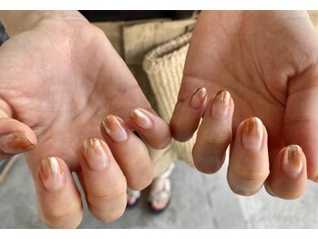 ニキ ヘアー ネイル(niki hair nail)/塗りかけオレンジ