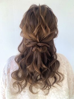 ミューズ(Muse)/【ヘアアレンジ】ハーフアップ