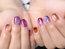 シーシーネイルサロン 池袋(C.C.Nail salon)/マグネットキャンディーネイル