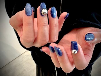 ヌル ネイル 堀江(NURU NAIL HORIE)/ブルーマグネット&パーツ☆