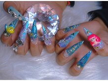 ネイルサロン ヴェルニ(NAIL SALON VERNIS)/3Dリトルマーメイドネイル