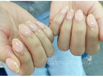 ミラーフレンチネイル