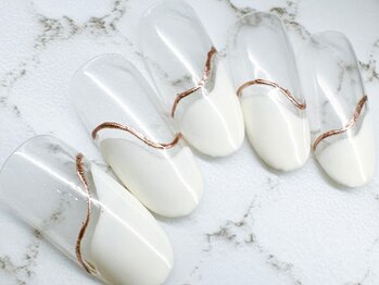 チェリーズネイル(Cherrys Nail)/ホワイトネイル クリアネイル