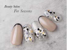 フォーシーズンズ(Four Seasons)/フレンチ×ホロネイル¥10120