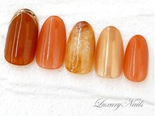 ラグジュアリーネイルズ カワグチ(Luxury Nails Kawaguchi)/テラコッタ*タイダイアート