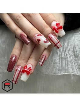 東海最大級ネイルサロン by レディスペネイル 名駅店/チェックネイル