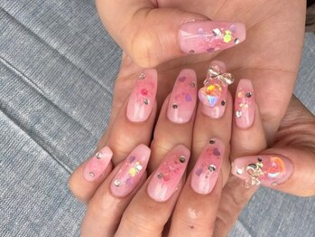 ペアリング(Pairing nail&eyelash)の写真/【初回オフ無料＆リピーター様当店オフ無料】フィルイン/ベース1層残しで健康な自爪に!アートコース¥7980~
