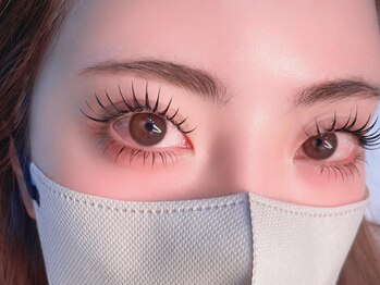 シェリームー(Cherie mu)の写真/《目の形&タイプに合わせて濃さ/ナチュラルさなどご提案》理想のボリューム感で自まつ毛の少なさもカバー♪