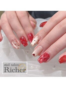 エスフィーネイルサロン リシェル(Esfy nailsalon Richer)/バレンタインネイル