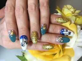 南国代表ヤシの木アート☆