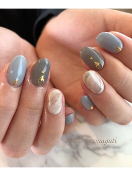 ディーネイル(Dnail)/大理石ネイル
