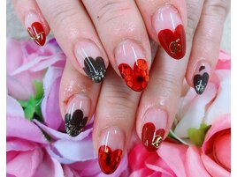 【小山】バレンタインネイル