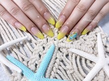 エマネイル バイ チュラ(emma nail_by chula)/春ネイル/華やか/グラデーション