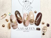 ネイルクイーン(Nail Queen)/ラメニュアンスネイル♪￥9900