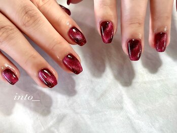 ネイルサロン イントゥ(into_)/マグネット　ボルドー