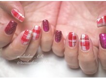 ネイルサロンアンドスクール エーアール(AR)/持ち込みチェックデザイン♪