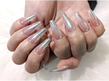 ネイルサロン グレイス(Grace)/【スカルプ】オーロラミラー