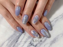 ネイルアトリエルカ(nail atelier LUCA)/W-353 マグネットフラワーネイル