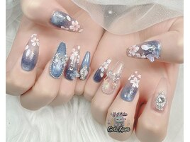 春ネイル、フィルイン