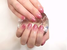 ココロバ ネイルアンドビューティーサロン(COCOLOBA)/ローズパールグラデ♪