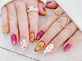 お芋デザインネイル