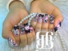 ネイルサロンレイアス(RAYAS)/地雷風ゴテゴテネイル