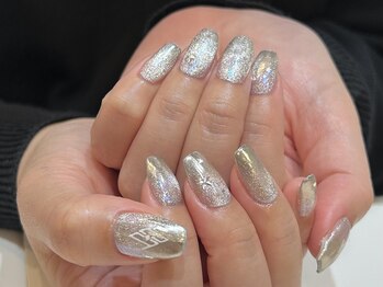 エムワイユーネイル(myu.nail)/推しネイル.・+°