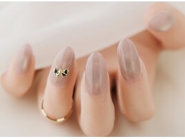 ポイントリボンネイル