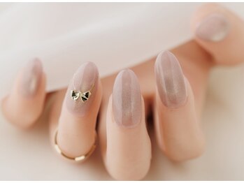 ポイントリボンネイル