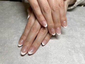 ネイルマムジジ(nailmum jiji)/フレンチ クリア ジェルネイル