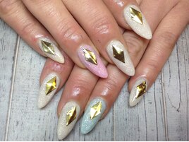 パステルカラースカルプ