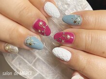 サロン ド メルシー(Salon de MERCI)/ハートニットネイル☆