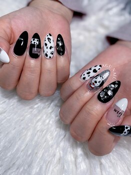 アグ ネイル(AGU NAIL)/101ネイル/キャラ art¥1500から