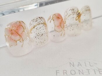 ネイルフロンティア 吉祥寺(NAIL FRONTIER)/フラワーフレンチ11980円