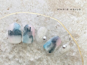 マリーネイルズ 横浜店(MARIE NAILS)/定額制¥7,700 ニュアンス 0523b