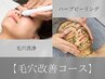 【毛穴改善（詰まり・ニキビ・ざらつき）】毛穴洗浄ハーブピーリングコース