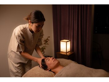 癒し処 利休 堀江店/ヘッドスパはメンズにも人気