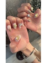 プルメリアドット(Plumeria.)/ゴテゴテアートネイル