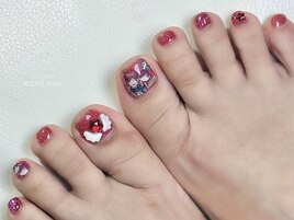 推しつめつめフットネイル